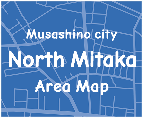Musashino city North Mitaka Area Map