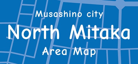 Musashino city North Mitaka Area Map