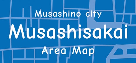 Musashino city Musashisakai Area Map