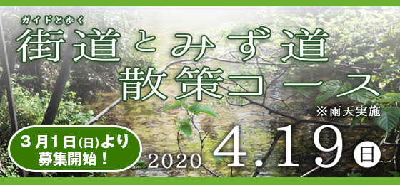 【3/1募集開始!】ガイドと歩くまち歩き『街道とみず道散策コース』の画像・写真